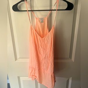 J. Crew Cotton Light Orange Tank